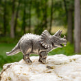 Load image into Gallery viewer, An Intrepid Triceratops Brooch