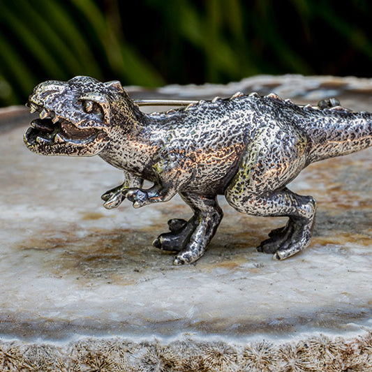 A Righteous T. Rex Brooch