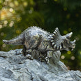 Load image into Gallery viewer, An Intrepid Triceratops Brooch