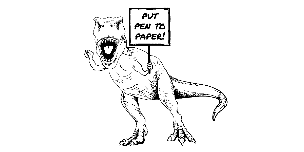 t-rex-protester