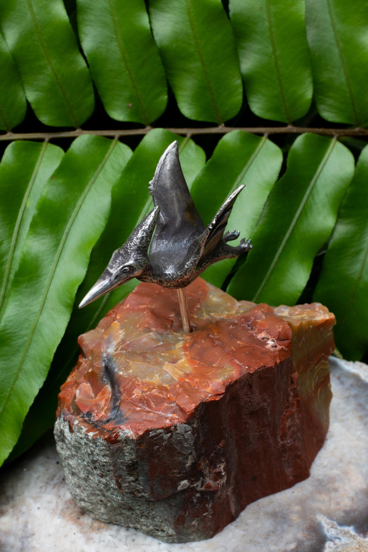 A Top-flight Pteranodon Desk Ornament with Petrified Wood Base – Exquisite  Eons