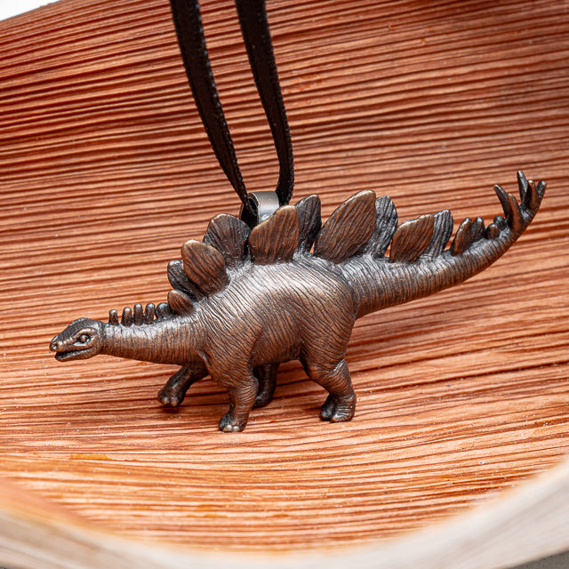 A Saucy Stegosaurus Pendant