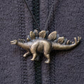 Load image into Gallery viewer, A Saucy Stegosaurus Pendant
