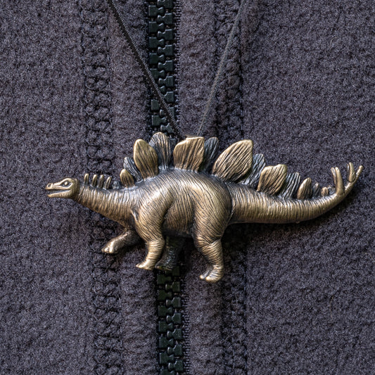 A Saucy Stegosaurus Pendant