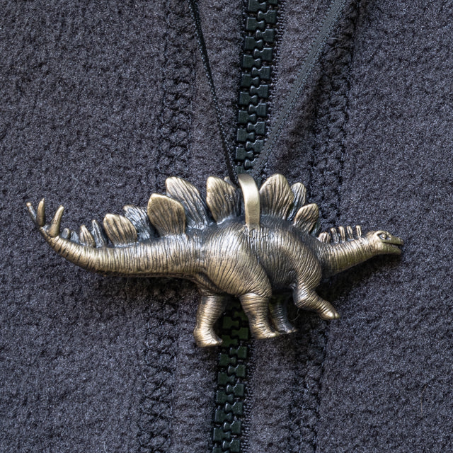 A Saucy Stegosaurus Pendant